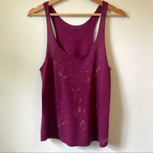 Billabong Purple Dreamcatcher Tank Top, Size Large